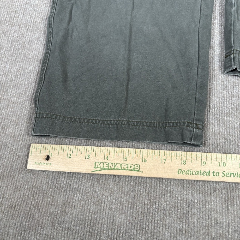 Vintage‎ Old Navy Pants Mens 35x32 Army Green Cargo Convertible Military Baggy - Picture 13 of 13